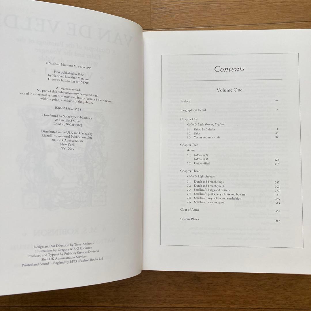 洋書画集 WILLEM VAN DE VELDE ウィレム・ファン・デ・フェルデ