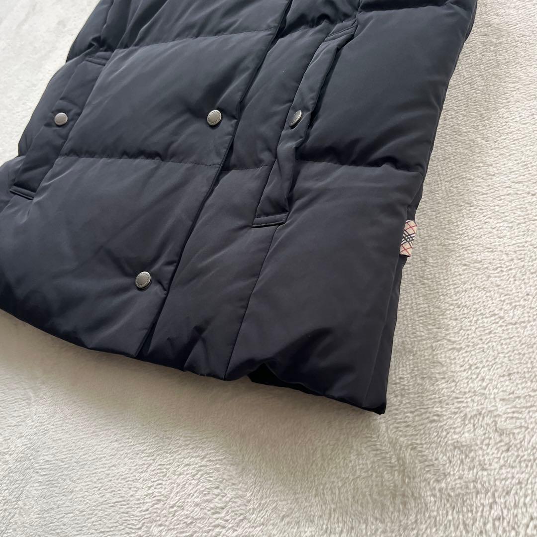 ●バーバリーロンドン　3way ダウンベスト　フーディ　ノバチェック　フォックス