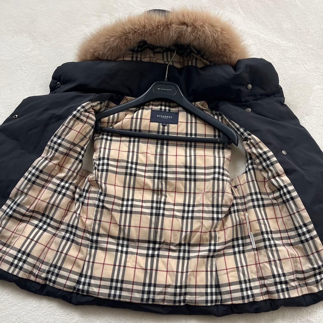 ●バーバリーロンドン　3way ダウンベスト　フーディ　ノバチェック　フォックス