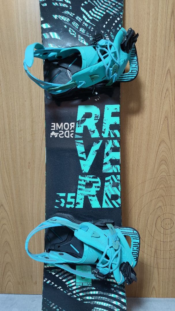ROHM スノーボード ブラック/ターコイズ
