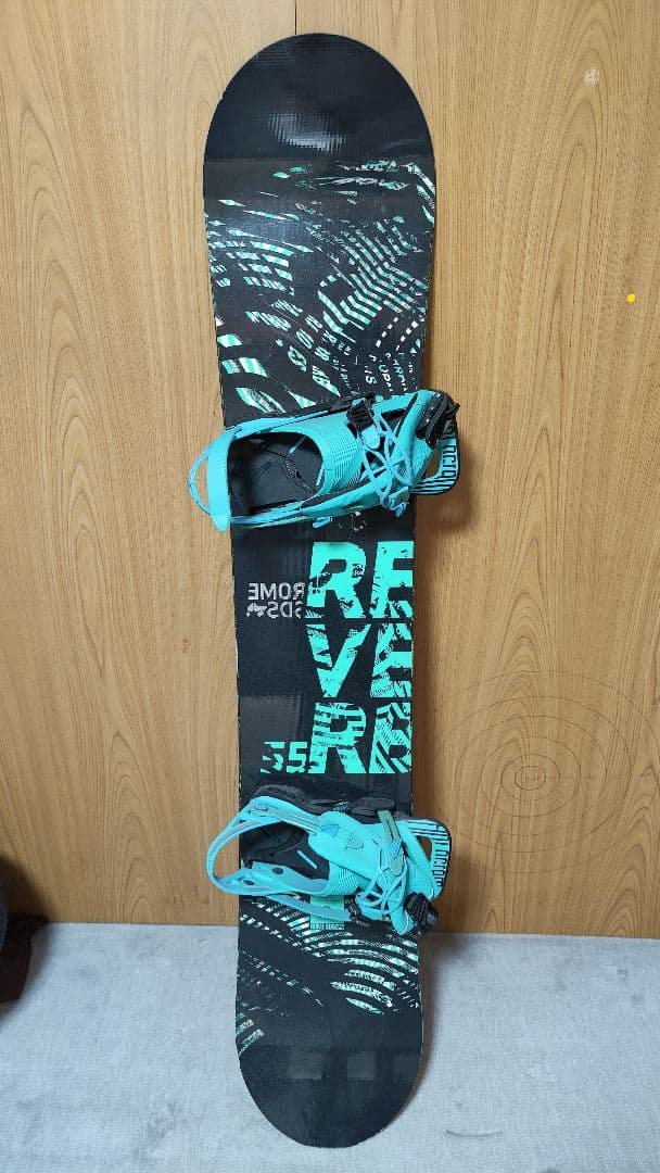 ROHM スノーボード ブラック/ターコイズ