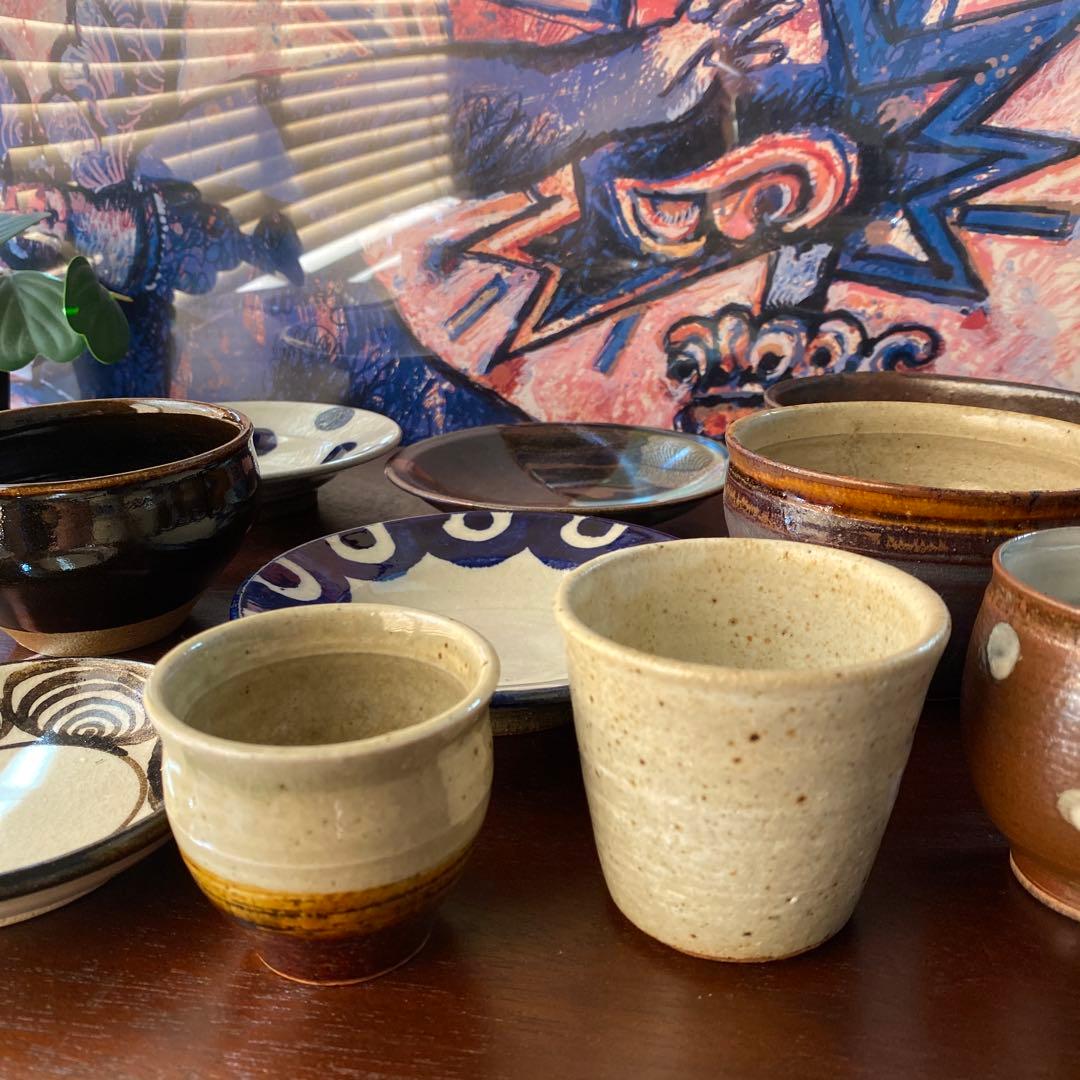 民藝　12点セット　器　皿　スープカップ　湯呑み