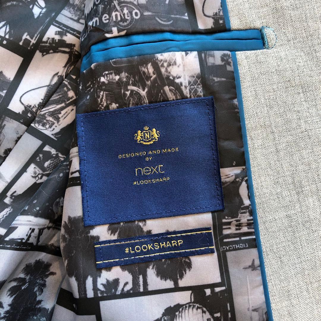 【お値下げ！】セレモニー用　ロンドン next グレー スーツ 12歳