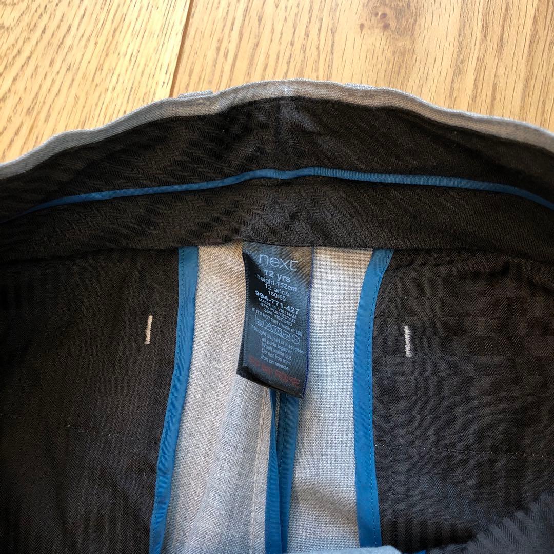 【お値下げ！】セレモニー用　ロンドン next グレー スーツ 12歳