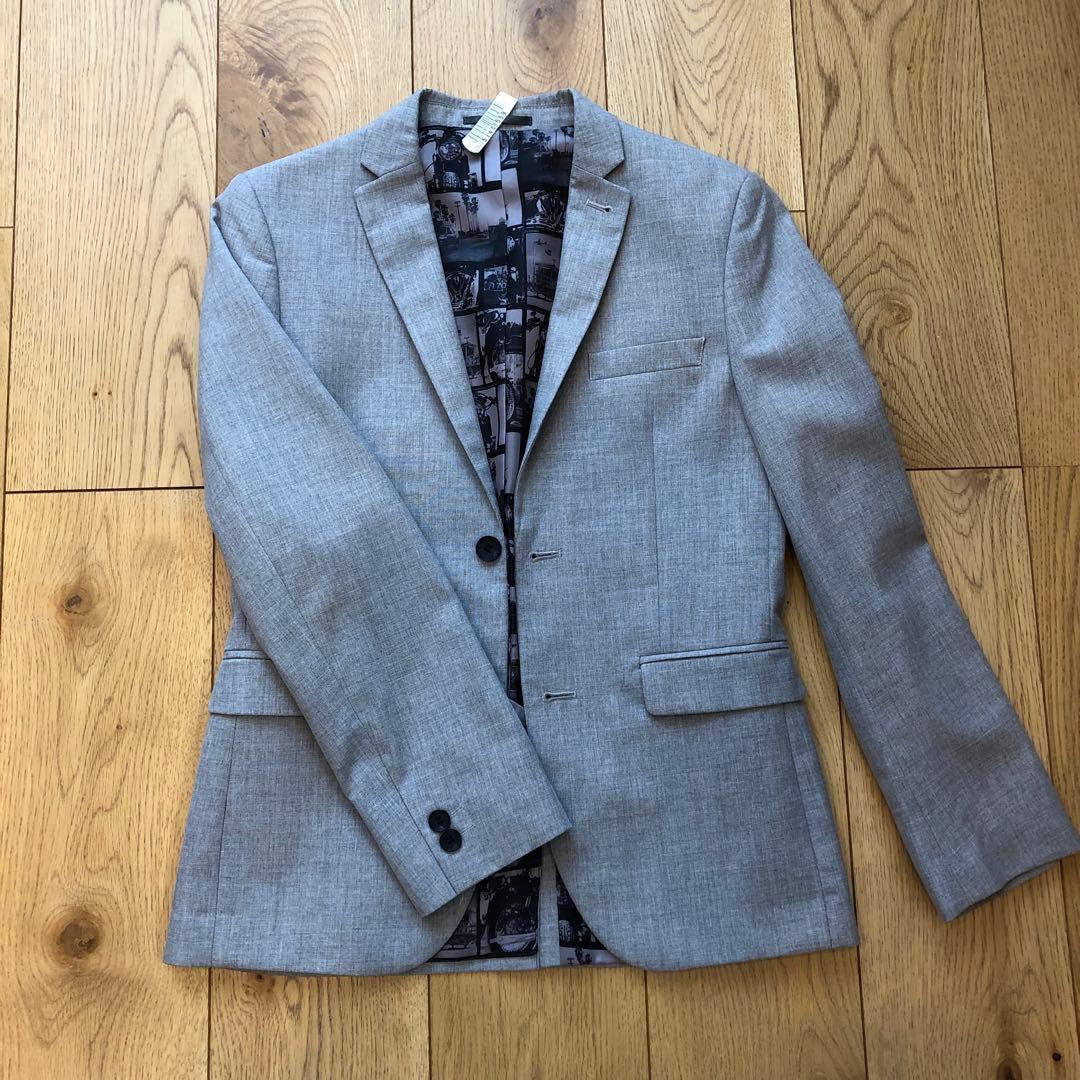 【お値下げ！】セレモニー用　ロンドン next グレー スーツ 12歳