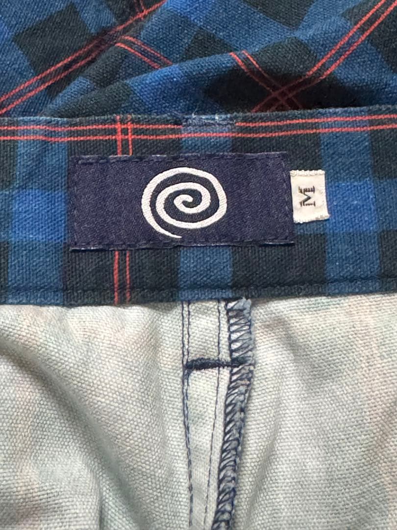 sol soonerorlater チェックバギーショーツM