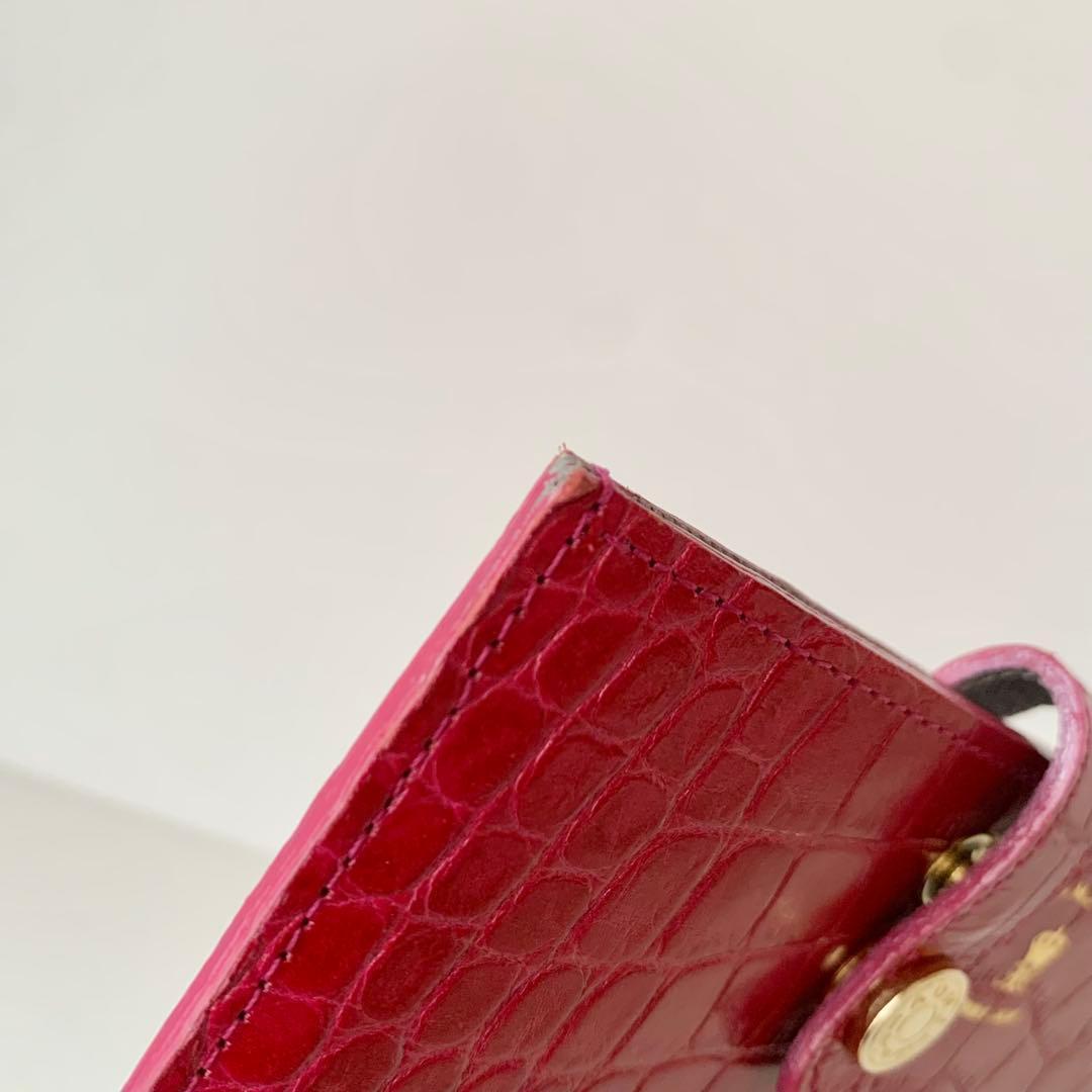 【A.D.M.J.】 ADMJ スリムウォレット　ビー　蜂　長財布　クロコ