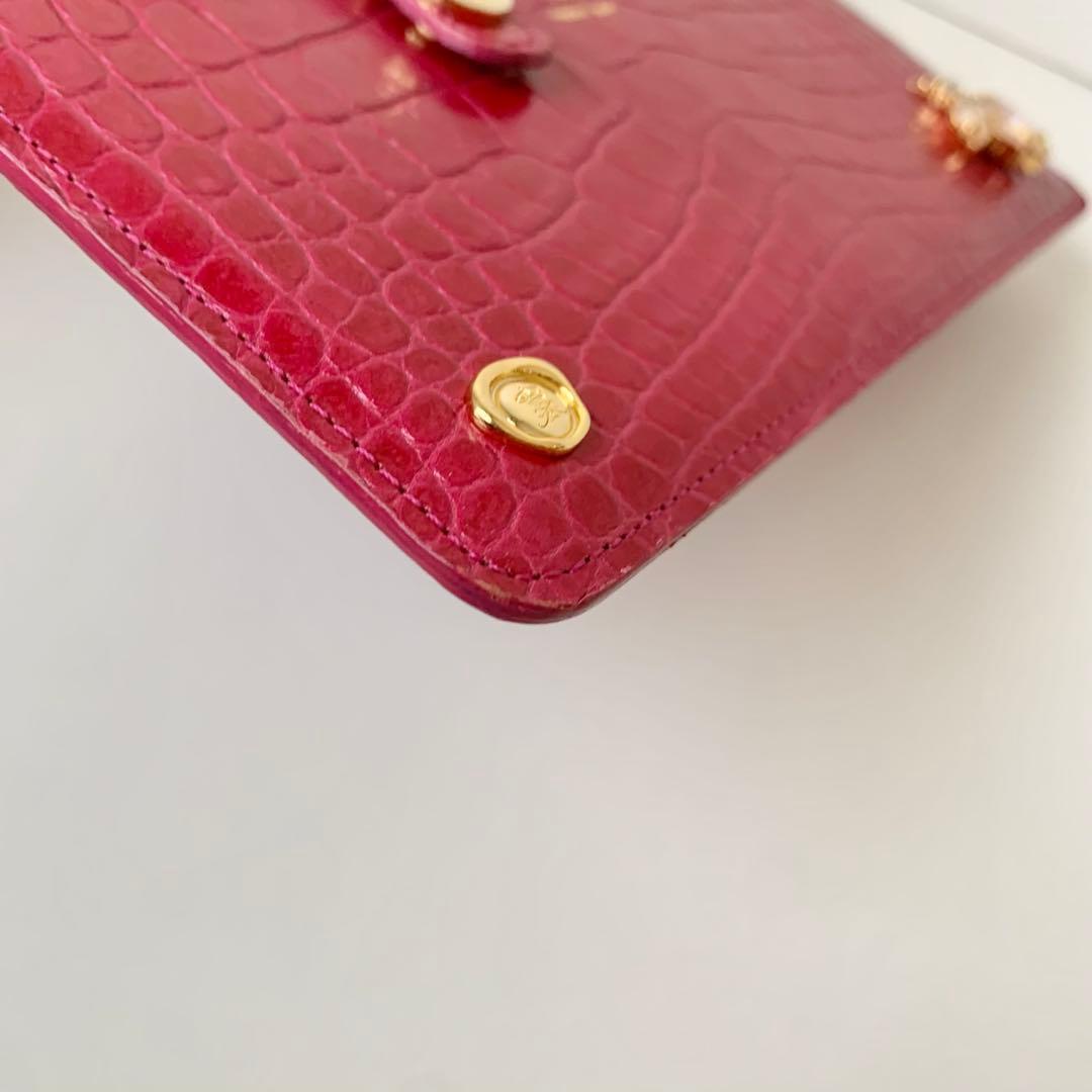 【A.D.M.J.】 ADMJ スリムウォレット　ビー　蜂　長財布　クロコ