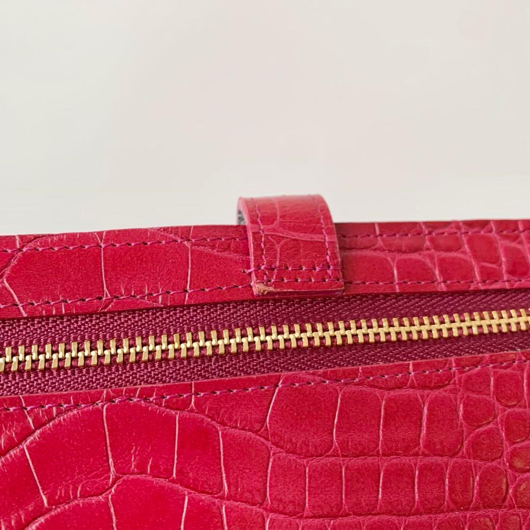 【A.D.M.J.】 ADMJ スリムウォレット　ビー　蜂　長財布　クロコ