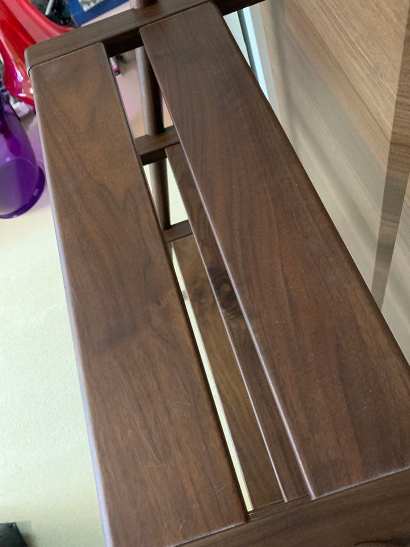 高級シューズラック北海道タモ材