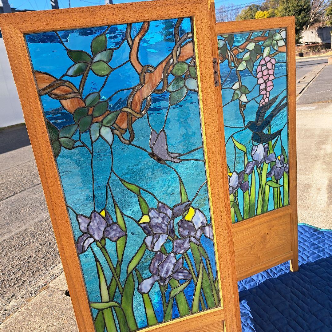 ♡ステンドグラス衝立３連♡