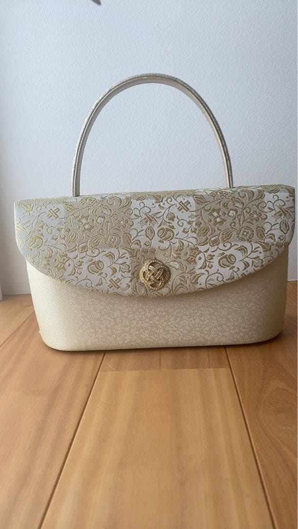 紗織 美品 草履バッグセット パールトーン 入学式 結婚式 成人式