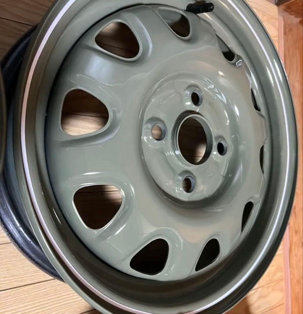 カスタムスチールホイール　14インチ 軽自動車などに