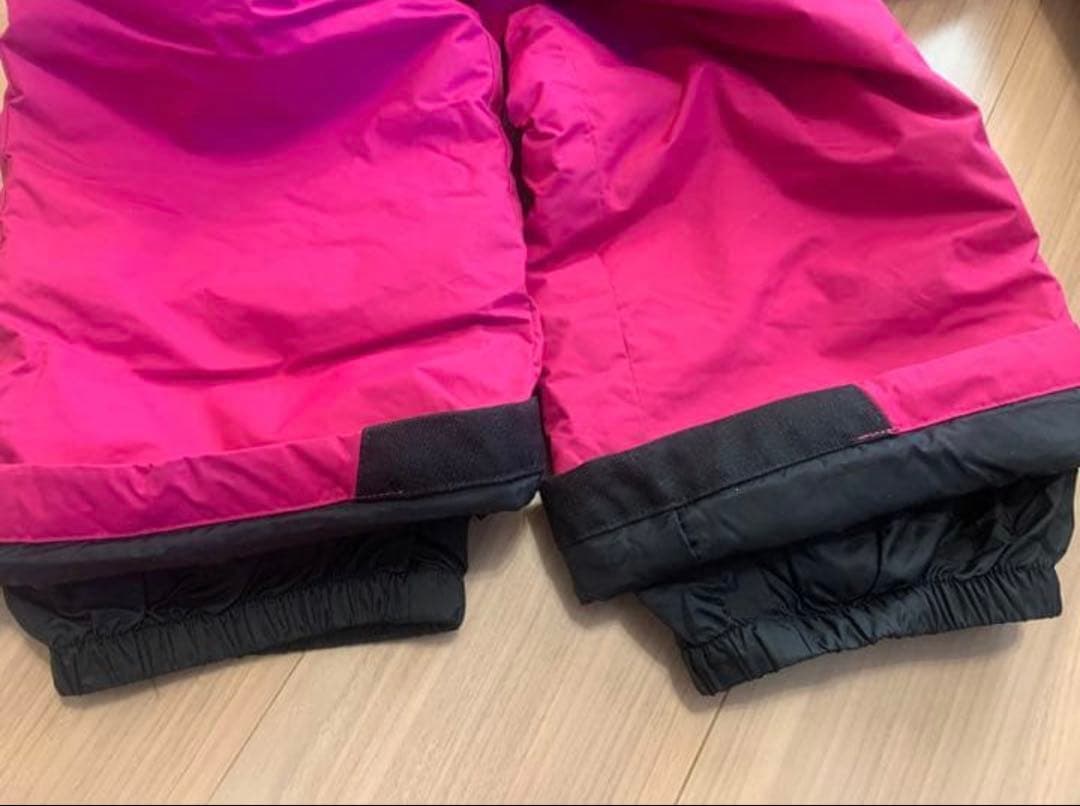 Columbiaスキーウェア 上下セット 130cm ピンク 花柄