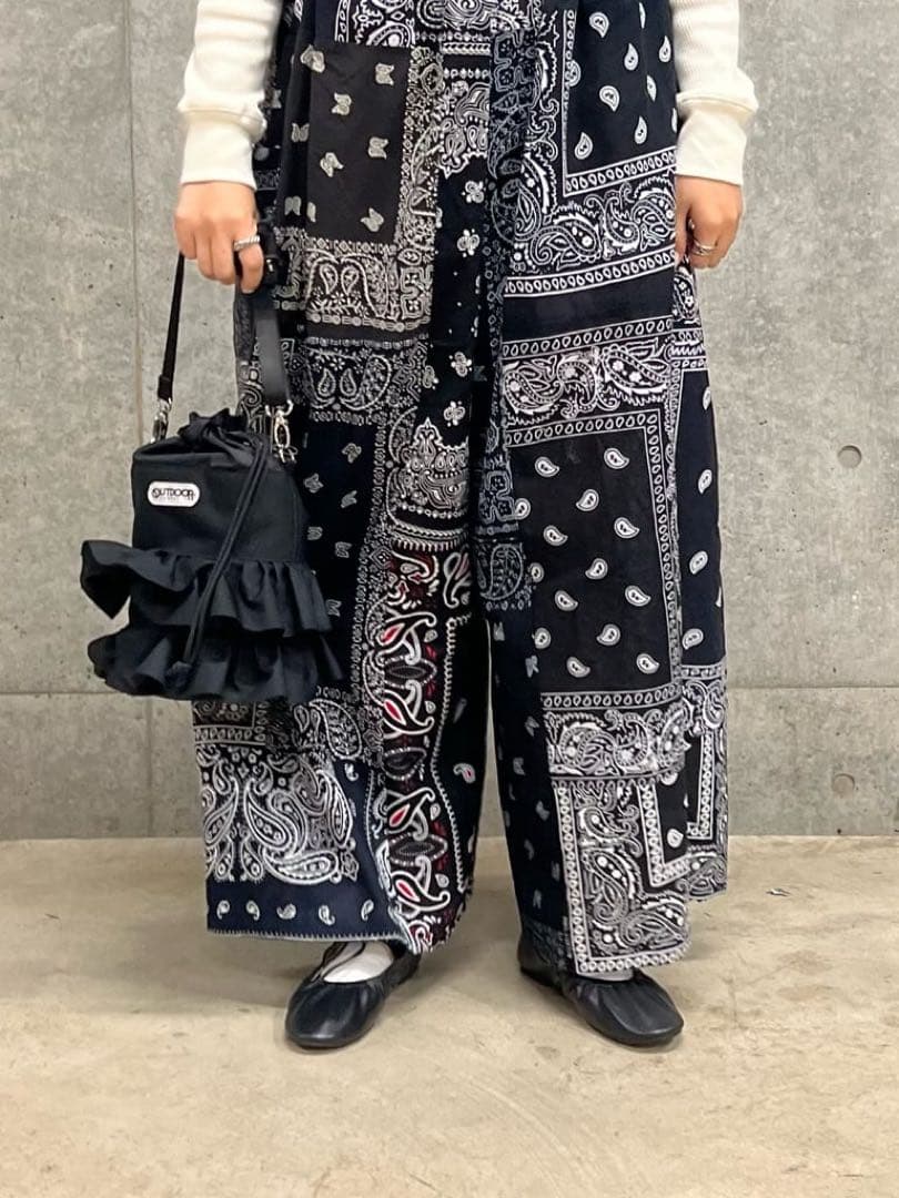 Vintageバンダナリメイクサロペット／フリークスストア／フリーダ