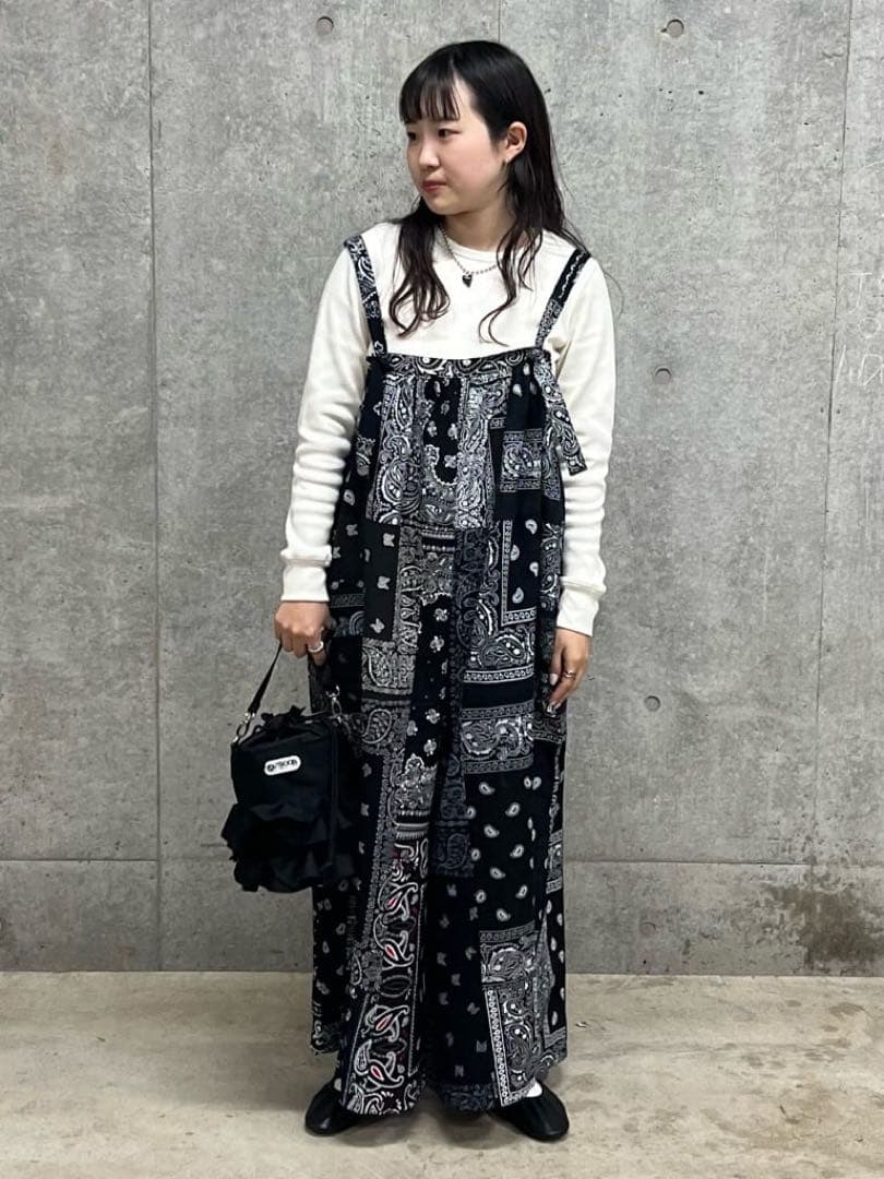 Vintageバンダナリメイクサロペット／フリークスストア／フリーダ