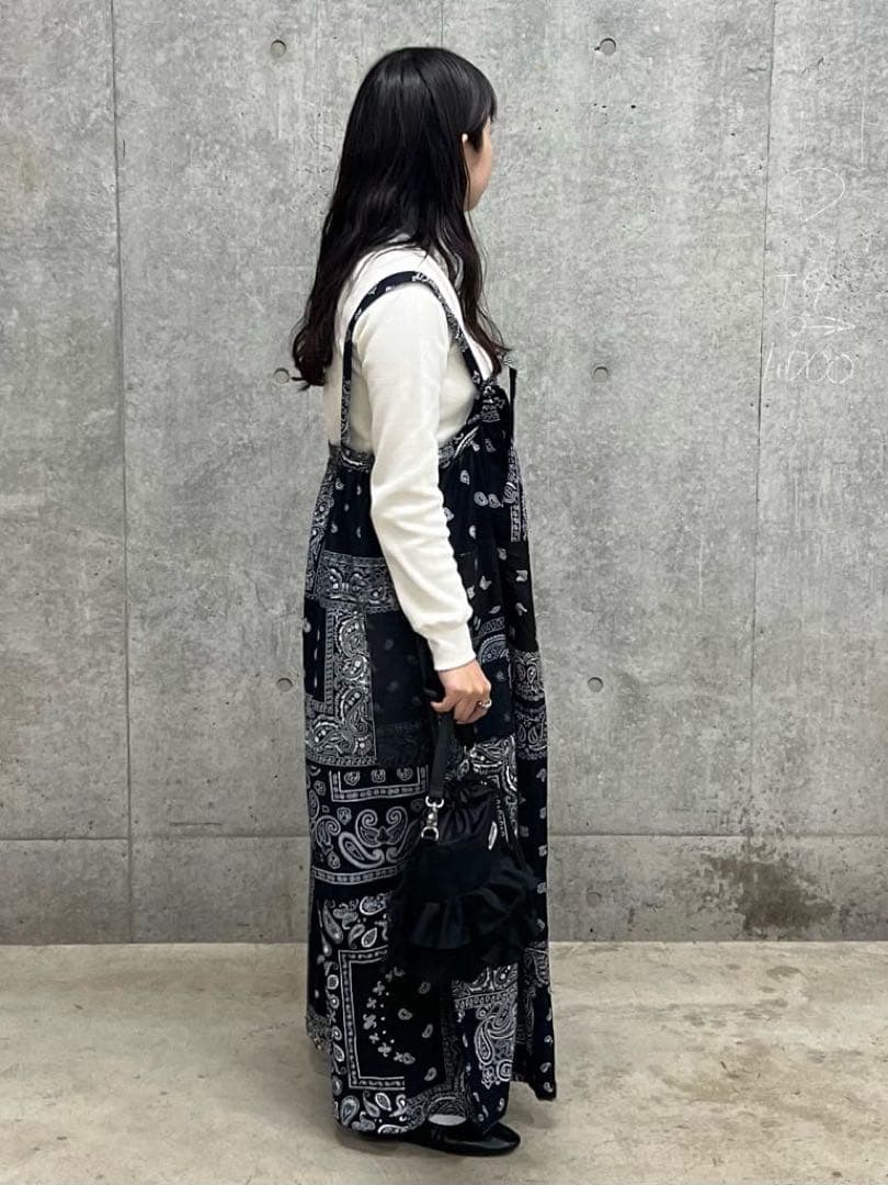 Vintageバンダナリメイクサロペット／フリークスストア／フリーダ