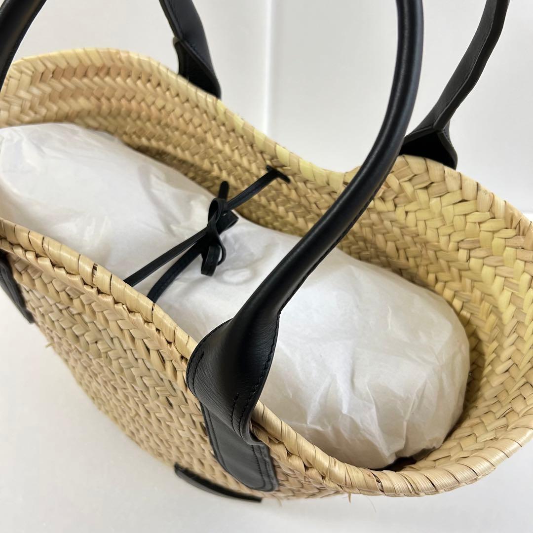 J&M DAVIDSON M Basket かごバッグ ハンドバッグ ブラック