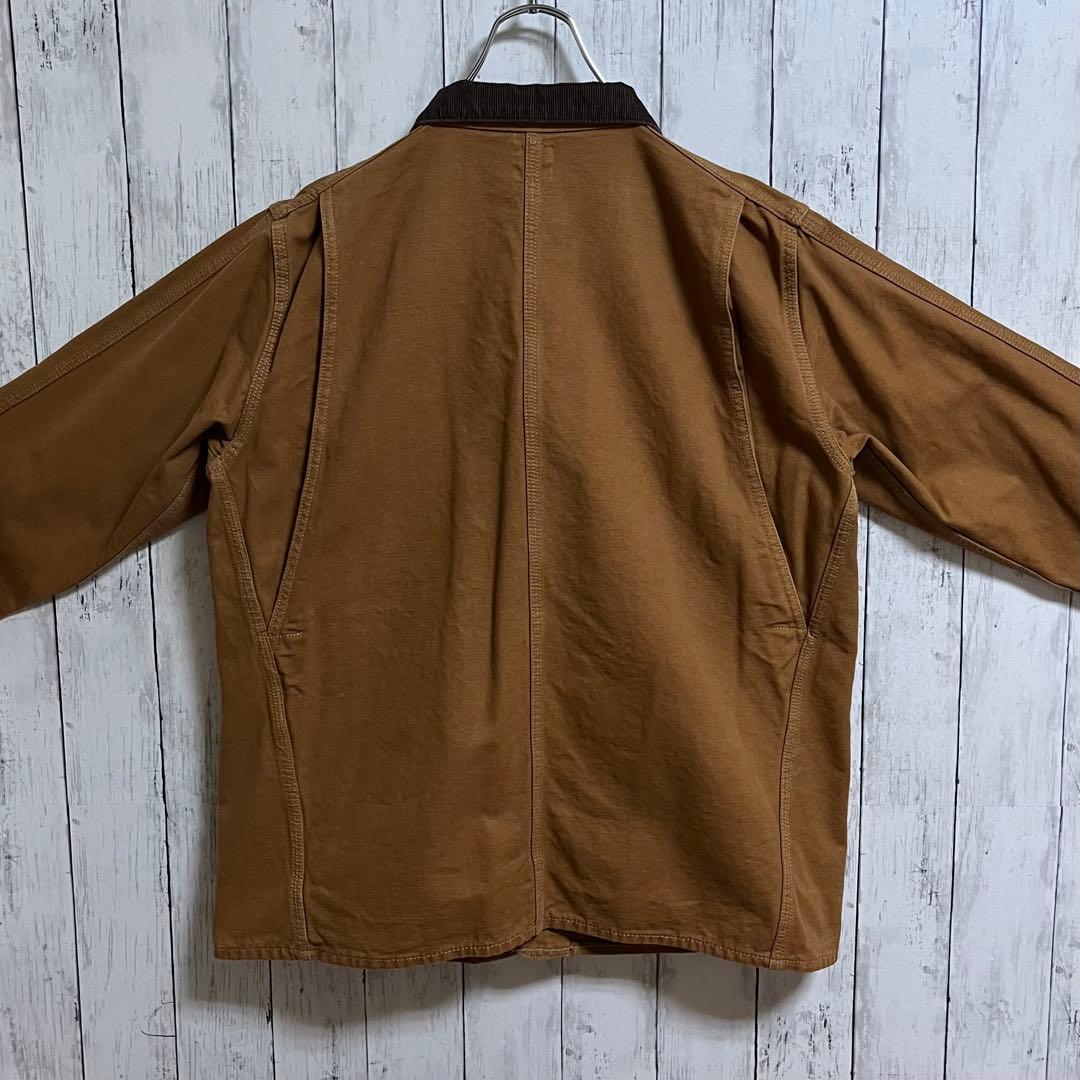 美品　オアスロウ　カバーオール　ダックジャケット　ブラウン　茶　M