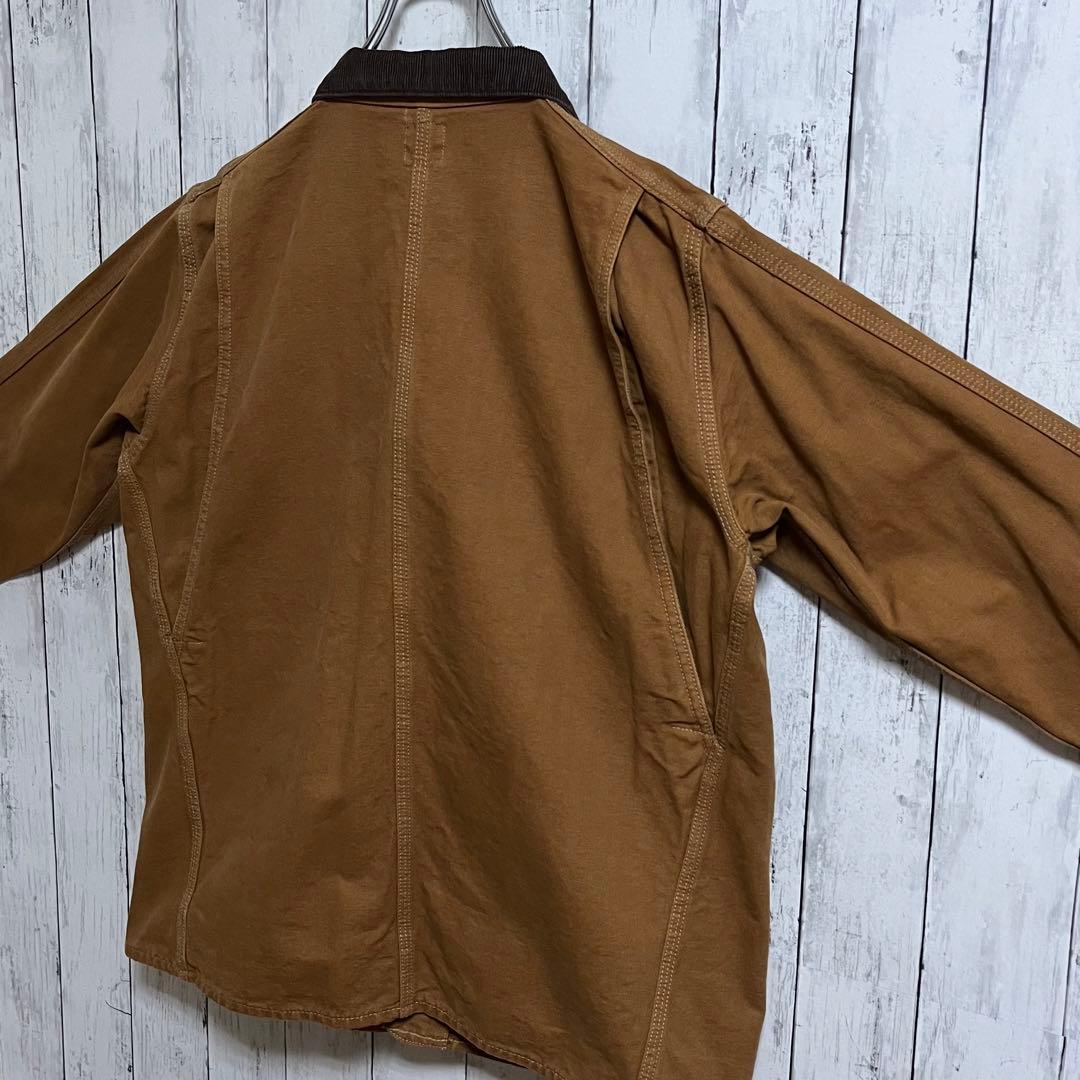 美品　オアスロウ　カバーオール　ダックジャケット　ブラウン　茶　M