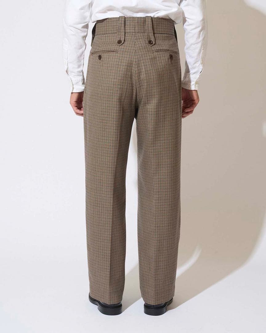 TANGENT HENRY ウォッシャブルウールトラウザース