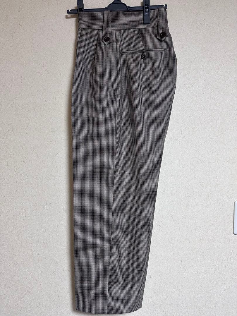 TANGENT HENRY ウォッシャブルウールトラウザース