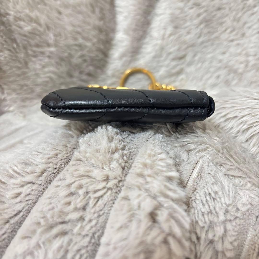 【新品未使用】キーポーチ（ブラック／スムースレザー）【サンローラン】