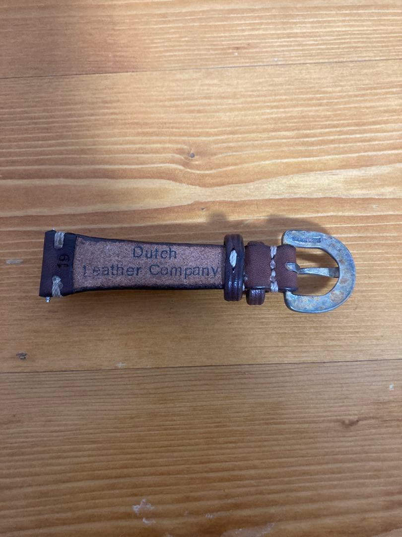 Dutch Leather Company レザーウォッチベルト 19mm