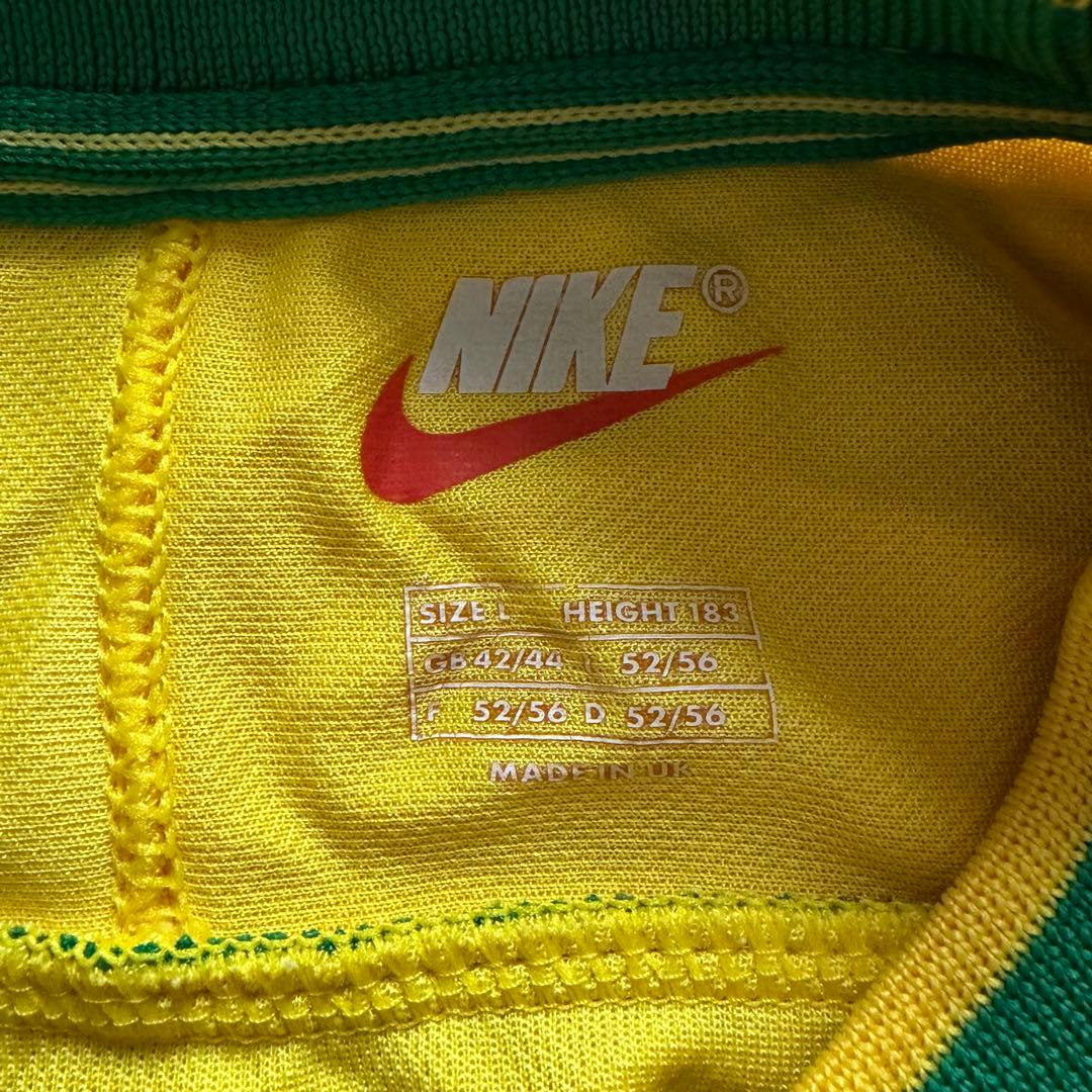 極美品 NIKE ナイキ ブラジル代表 ユニフォーム 1998-99 ホーム Ｌ