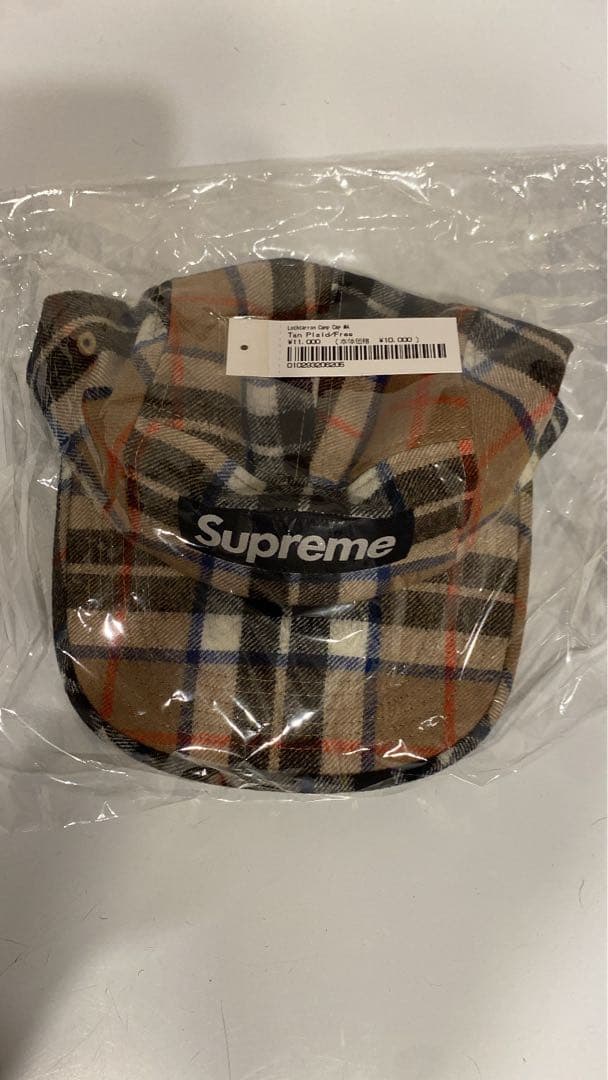 Supreme Burberry柄キャップ