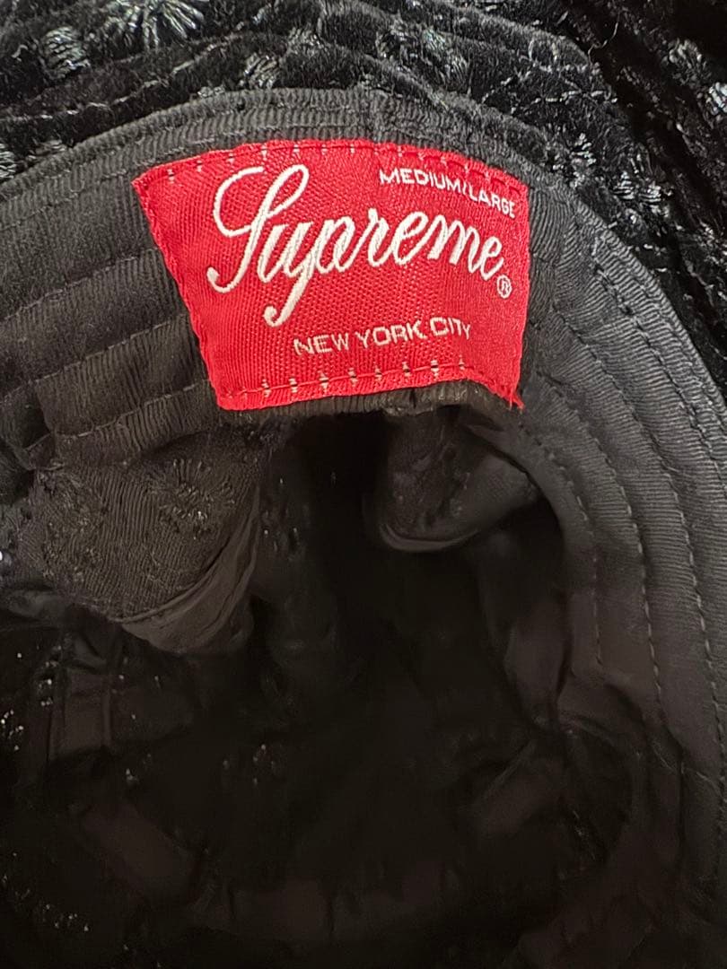 Supreme Velvet Paisley Boonie ペイズリー　M/L