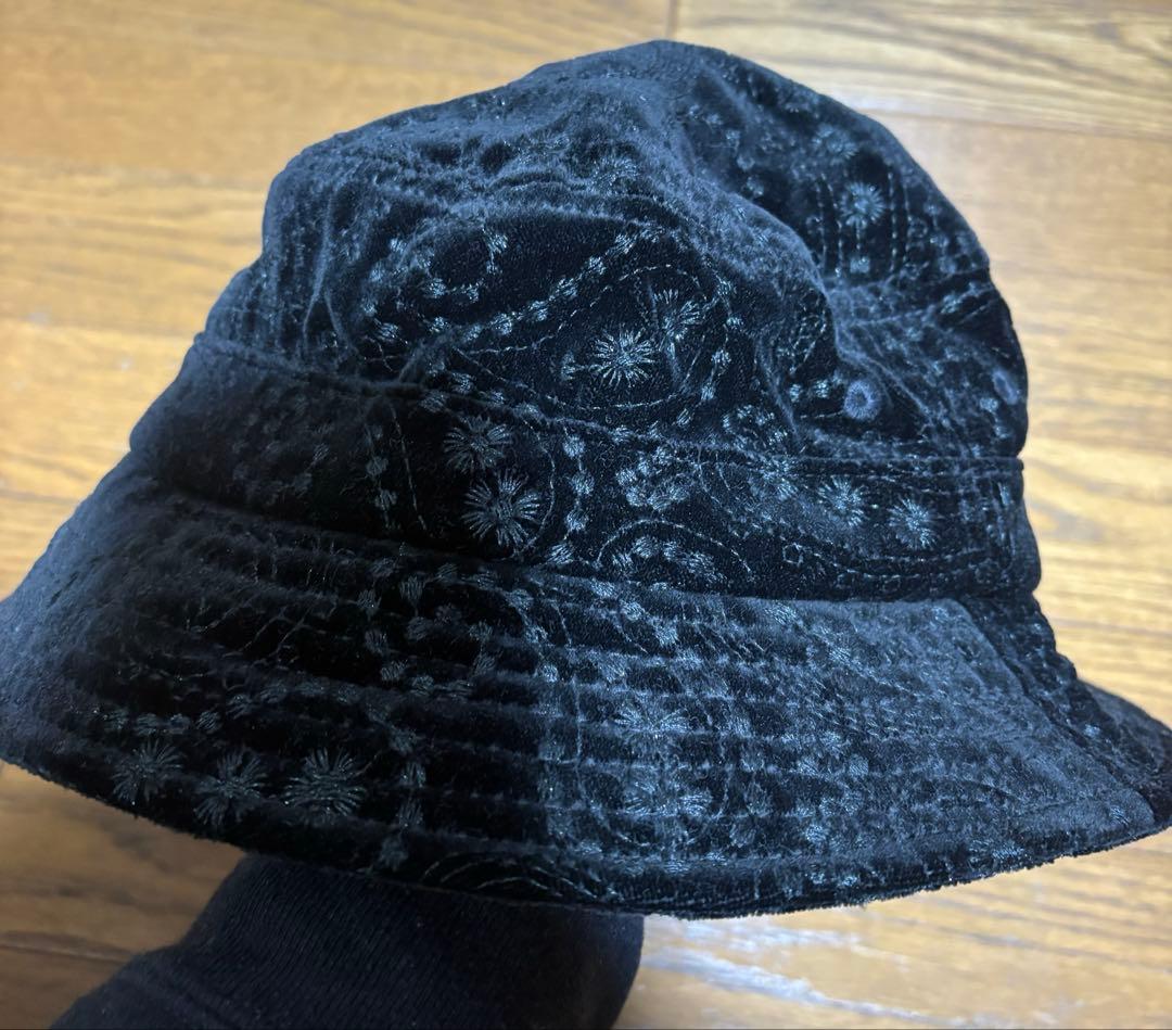 Supreme Velvet Paisley Boonie ペイズリー　M/L