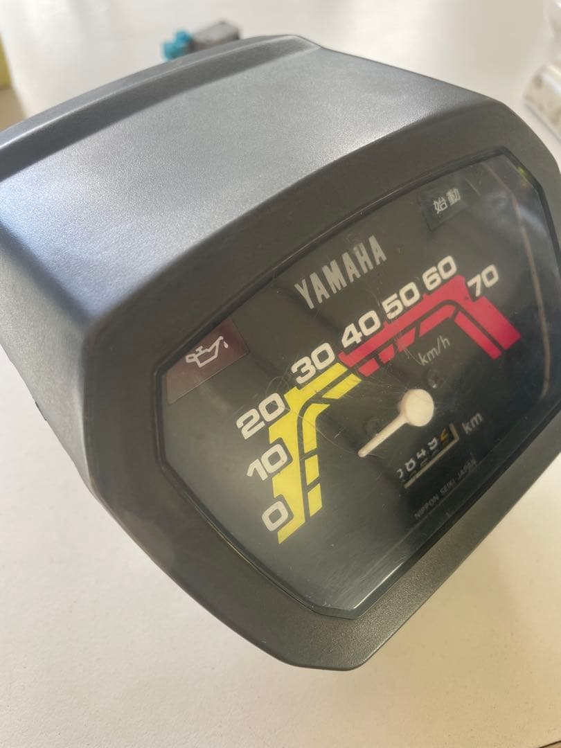 YAMAHA ペリカンジョグ　27V 初期型70kmメーター