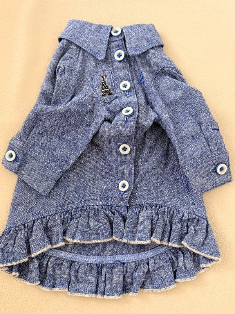 アトリエgg ateliergg デニムワンピース 23長袖 犬服