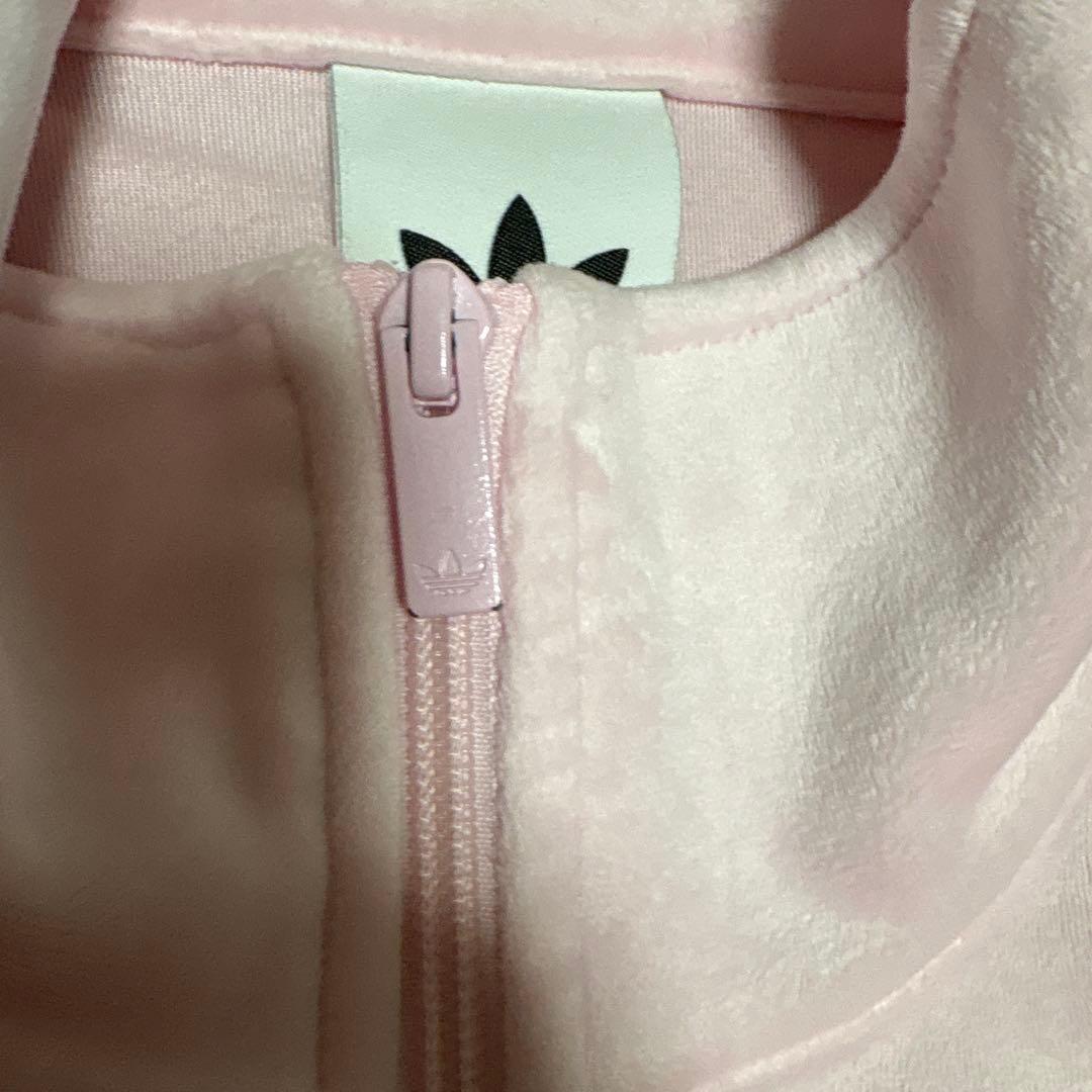 M*様 adidas ピンク ベロア トラックジャケット