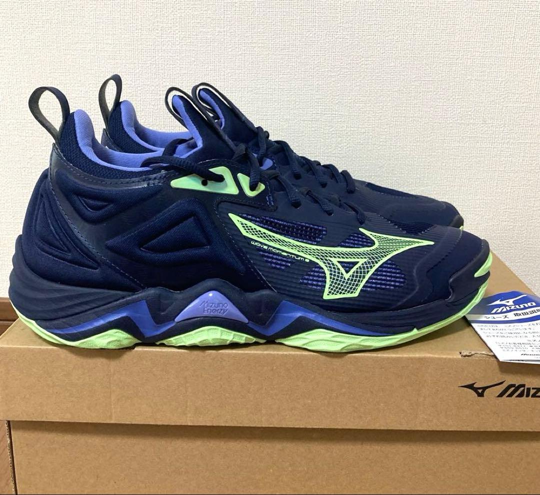 ミズノバレーボールシューズ ウエーブモーメンタム3 27.0 cm 2.5E