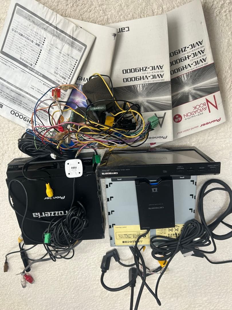 Pioneer AVIC-VH9000 他ジャンク品ナビ３種類とデジタルミラー他