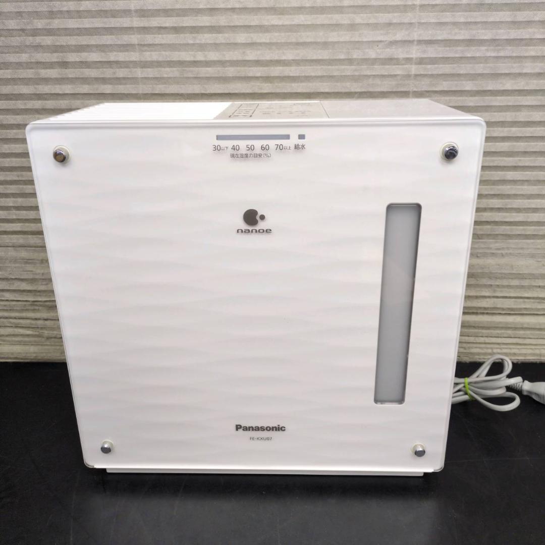 ☆パナソニック　気化式加湿器　FE-KXU07　2022年製　ナノイー　加湿器