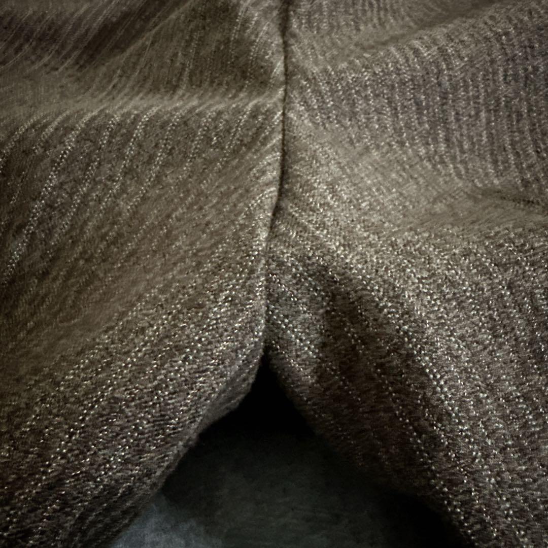 極上ウール ブラウンスリーピーススーツ & ChristianDiorネクタイ