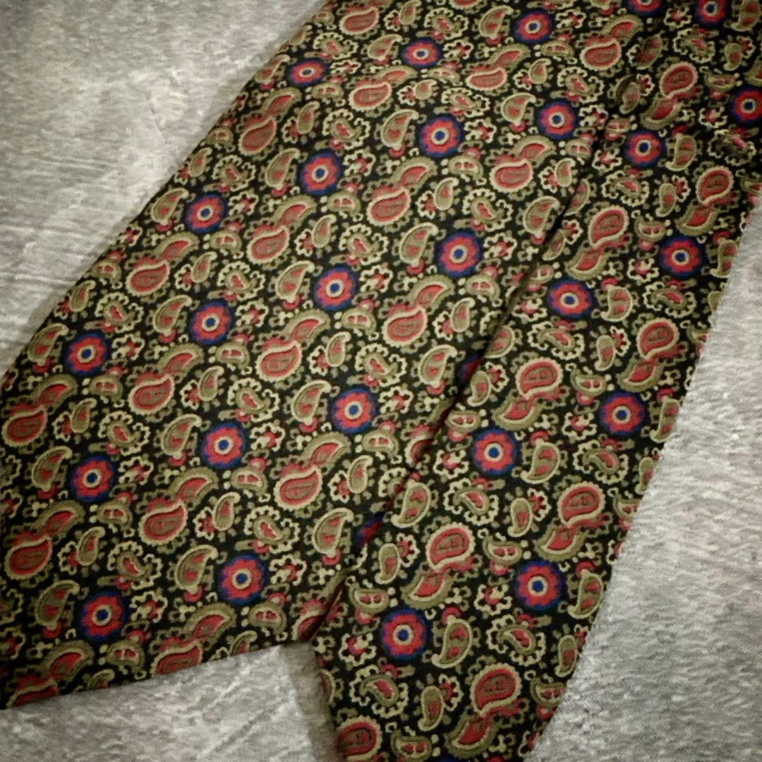 極上ウール ブラウンスリーピーススーツ & ChristianDiorネクタイ