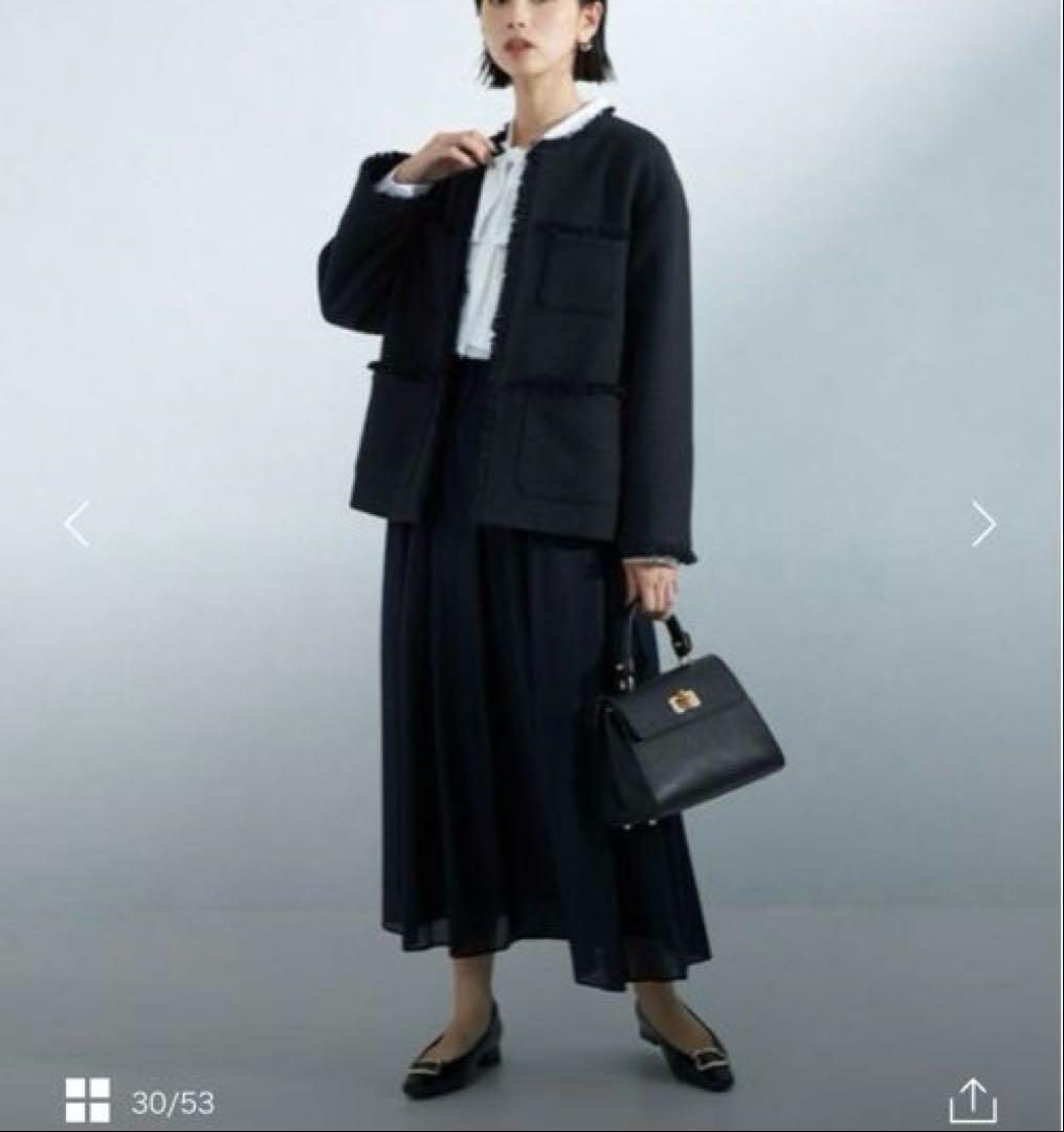 ミックスツイードライクジャケット