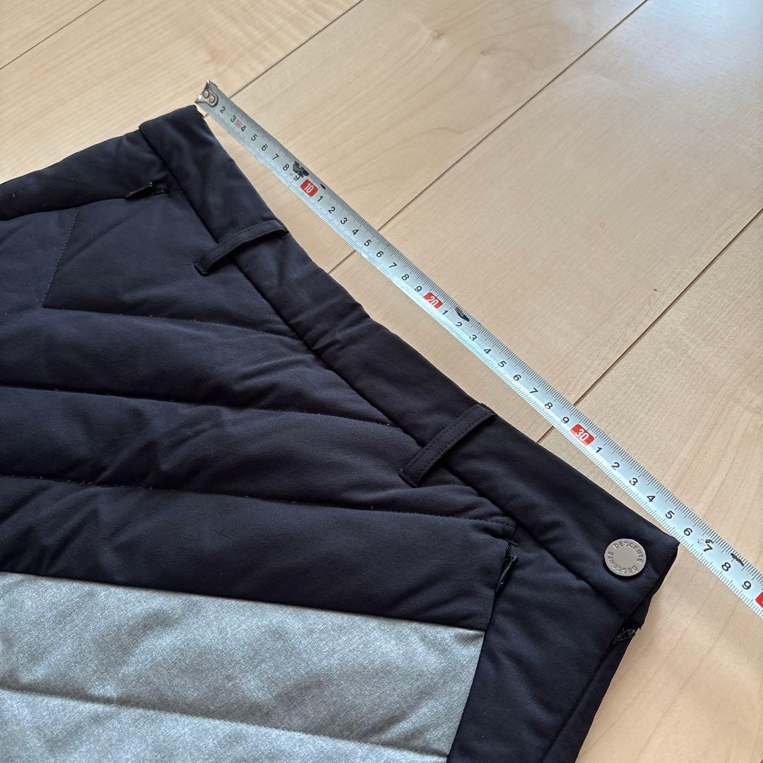 デサント　ゴルフ　中綿　ジャケット　ダウンスカート　2点セット　L グレー黒