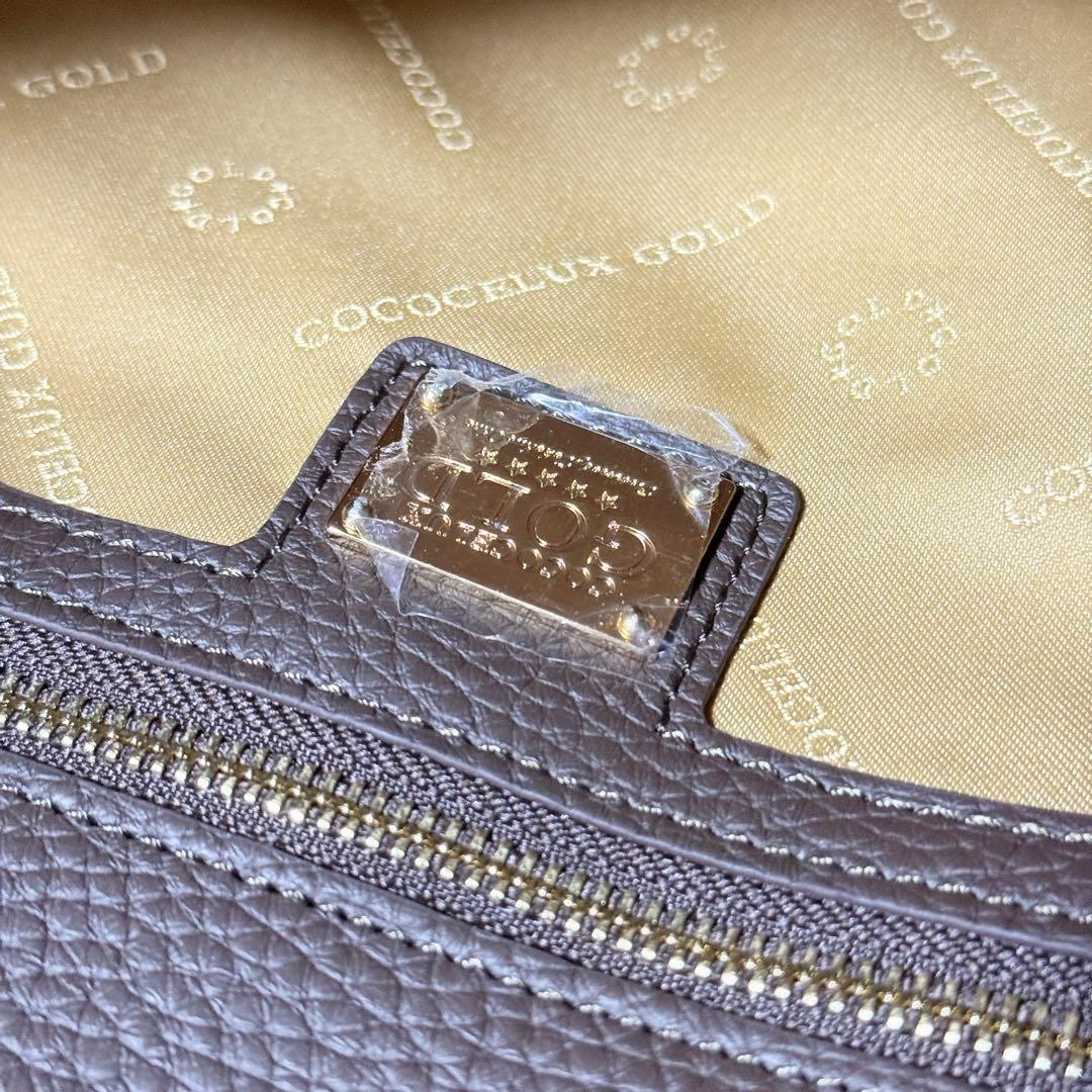 新品✨ココセリュクスゴールド　シュリンクレザー　ヘラクレス　トート　2way