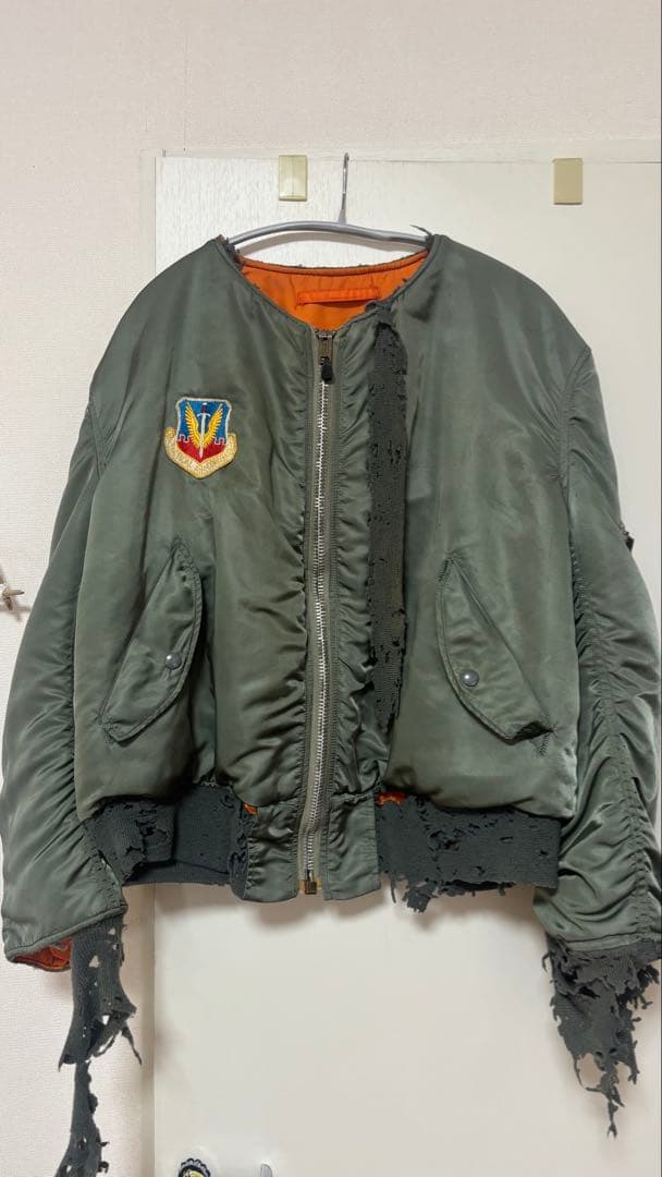 フライトジャケット MA-1 80年代　ヴィンテージ　古着