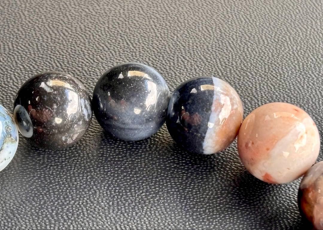 もも　神力纏いし究極の守護石　幻のパーティーカラースレイマンアゲート