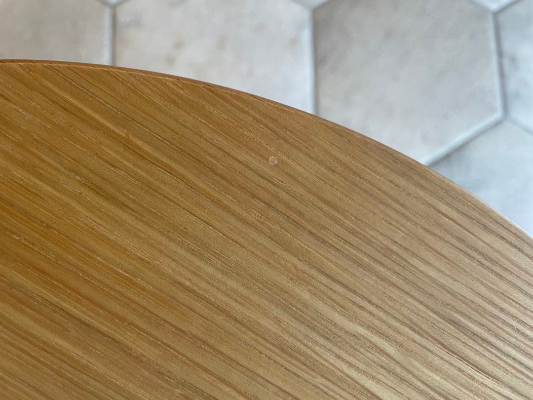 IDEE フェレ チェア ウッドシート ホワイト×ナチュラル　１脚