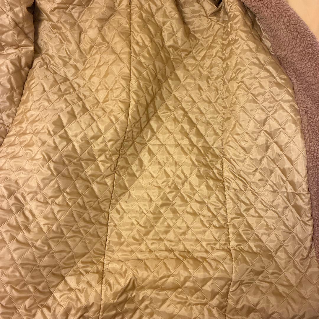 テディベア コート ボア ロングコート