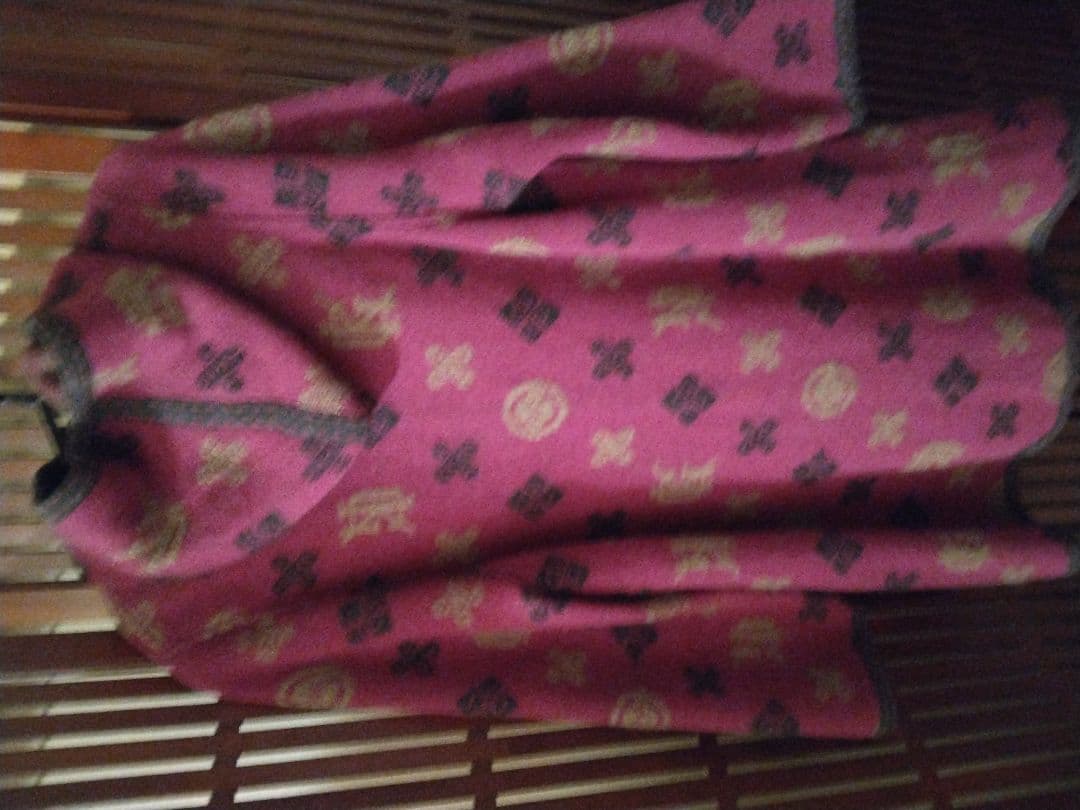 伊太利屋コート15号、パープルピンク、フード、