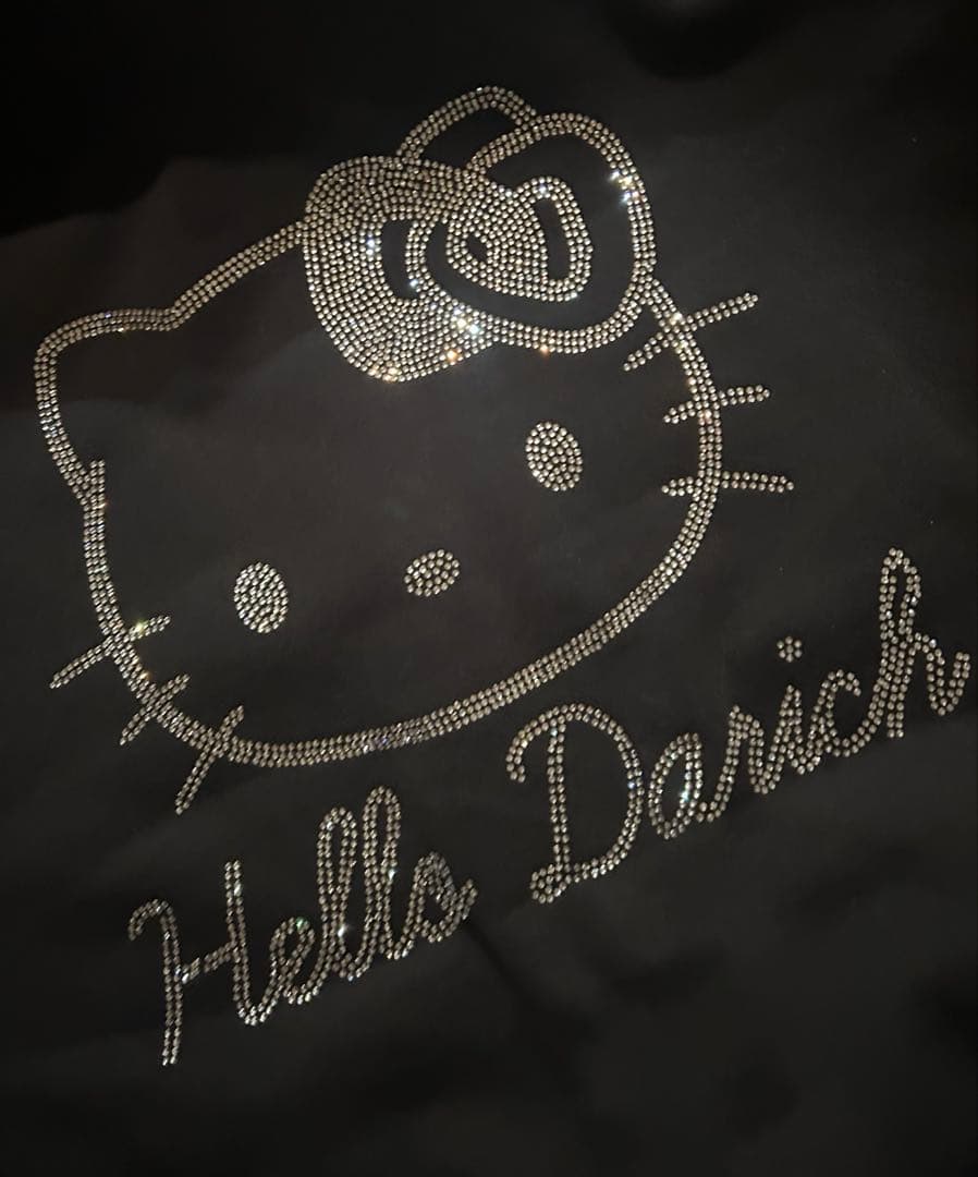 Hello Darich ジップアップフーディ ブラック BLK