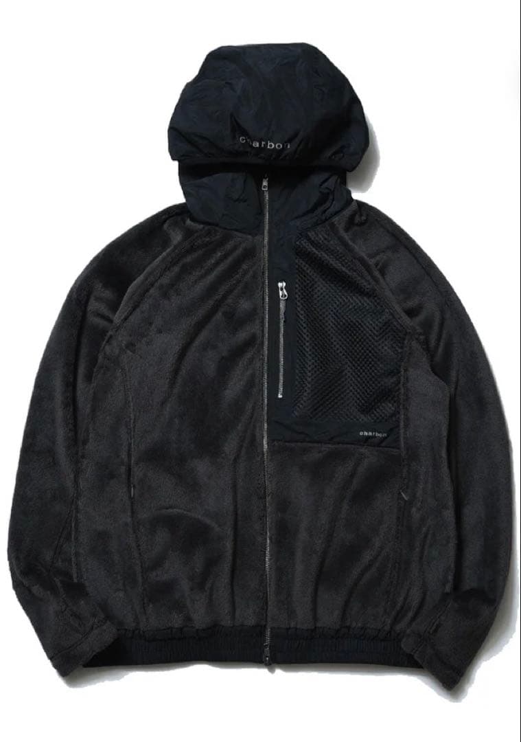 charbon シャルボン SHAGGY FLEECE ZIP PARKA